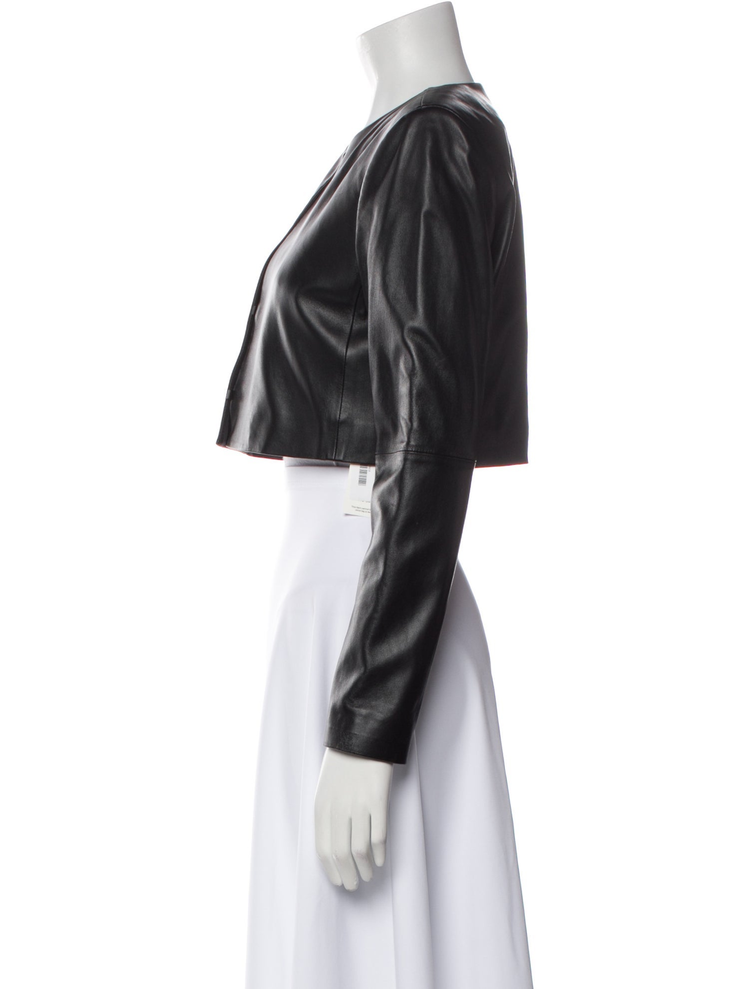 Alice + Olivia Leather Bolero