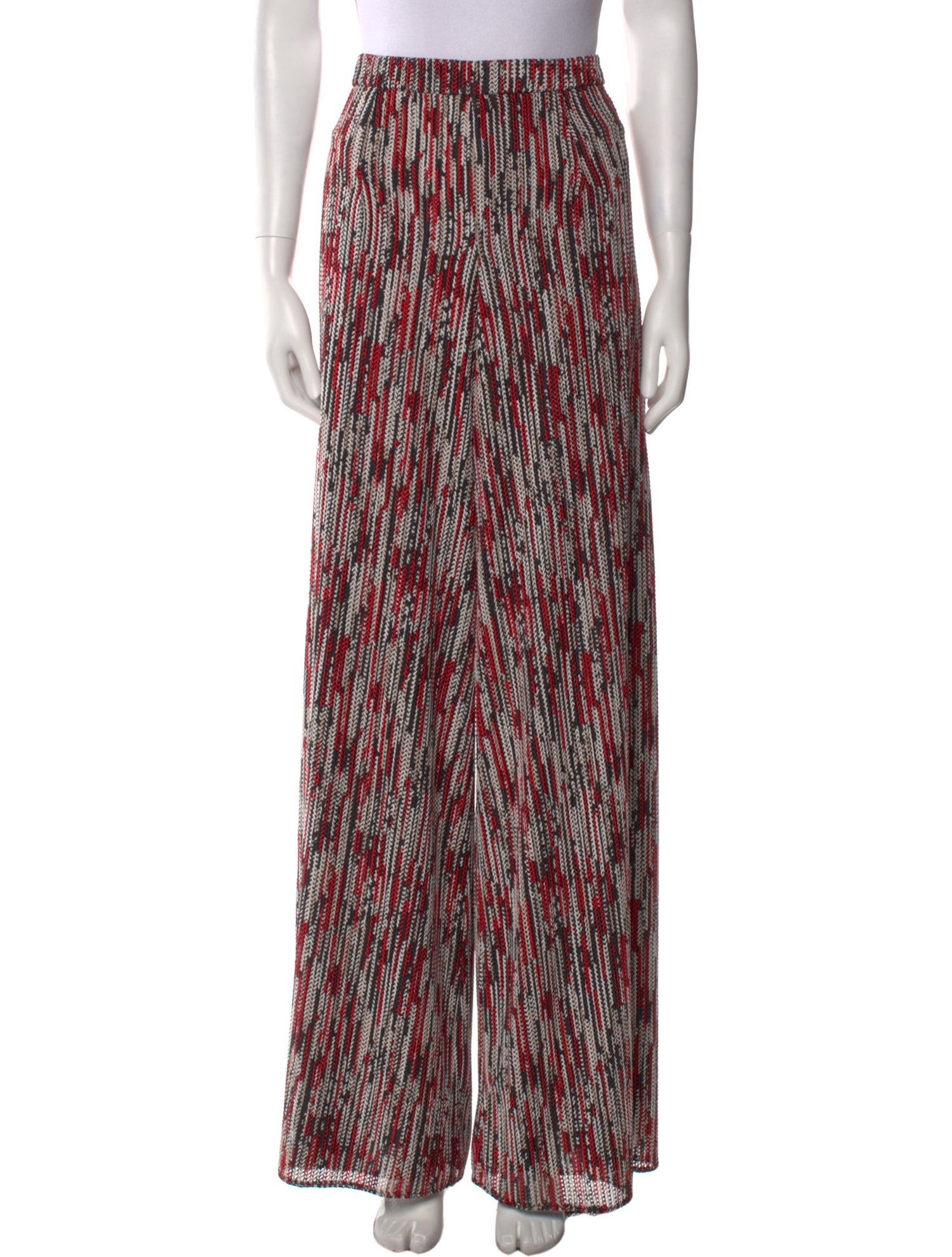 Alice + Olivia Striped Wide Leg Pants
