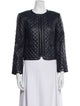 Alice + Olivia Lamb Leather Evening Jacket