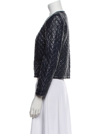 Alice + Olivia Lamb Leather Evening Jacket