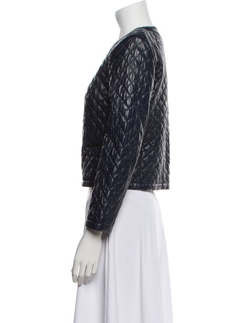 Alice + Olivia Lamb Leather Evening Jacket