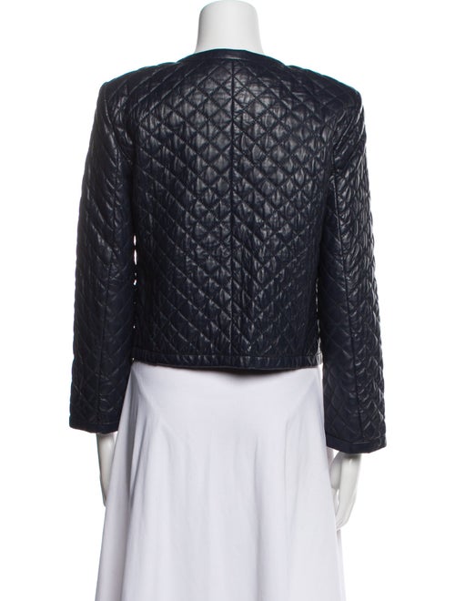 Alice + Olivia Lamb Leather Evening Jacket