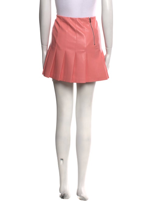 Alice + Olivia Pleated Accents Mini Skirt