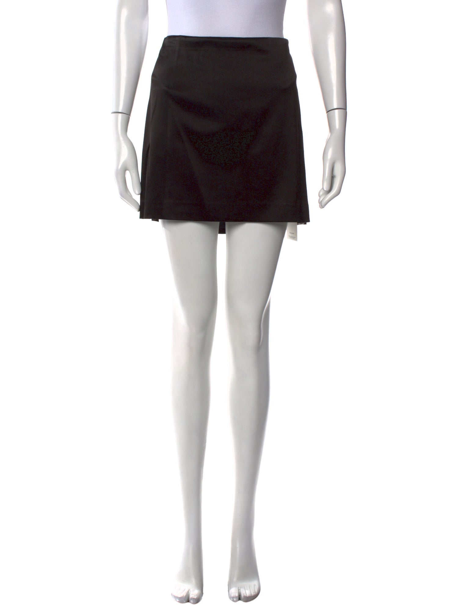 Alice + Olivia Pleated Accents Mini Skirt