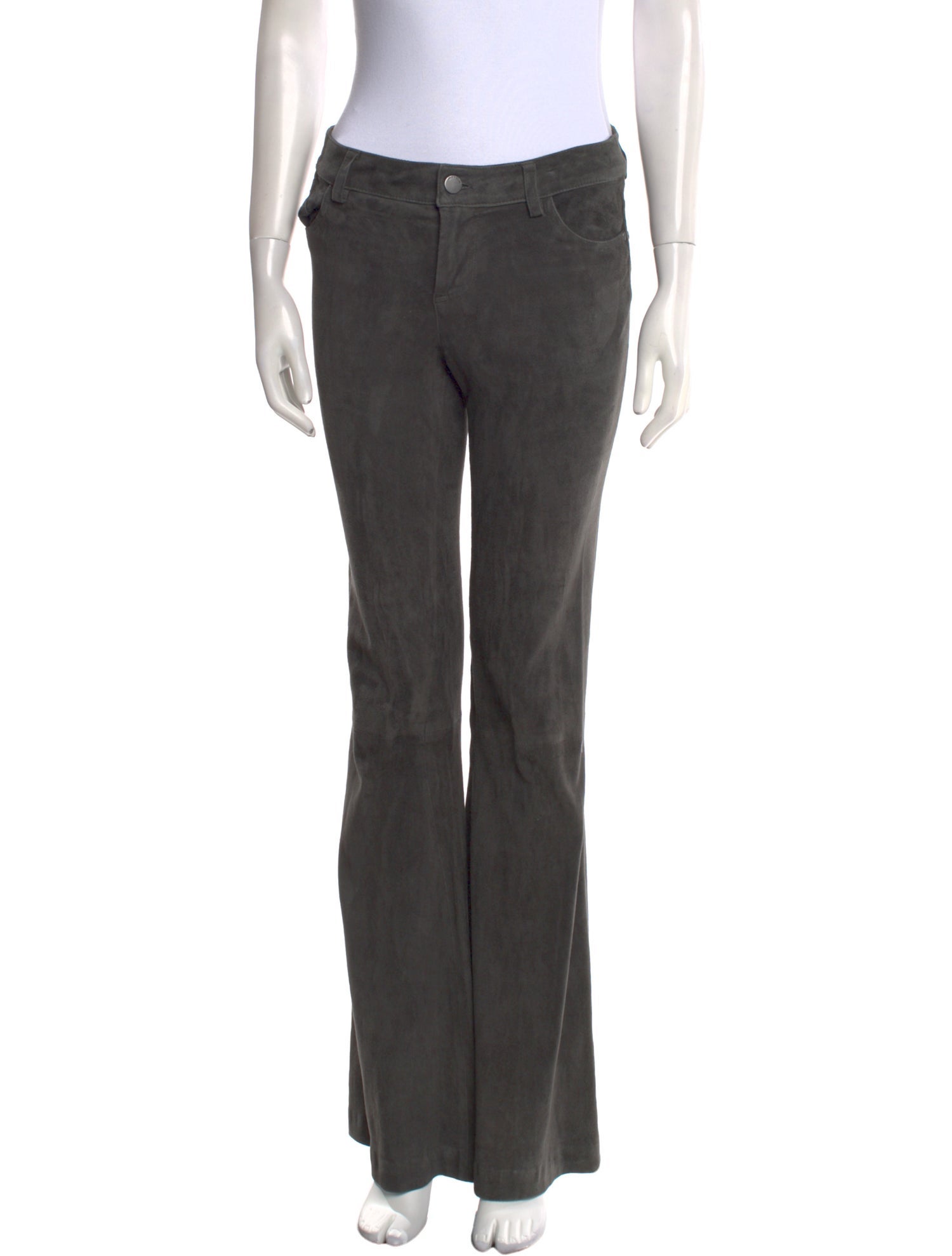 Alice + Olivia Lamb Leather Wide Leg Pants