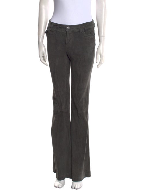 Alice + Olivia Lamb Leather Wide Leg Pants