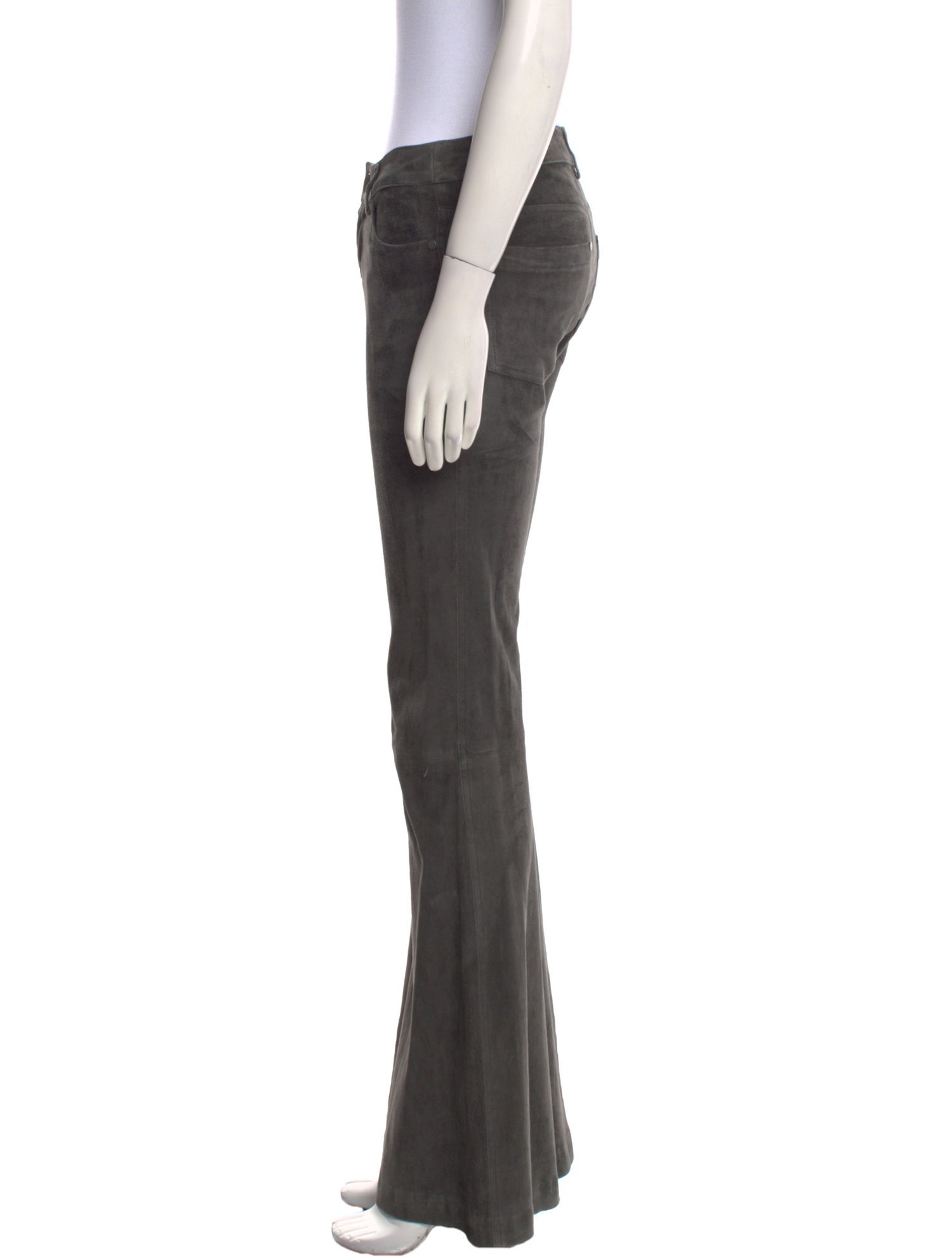 Alice + Olivia Lamb Leather Wide Leg Pants