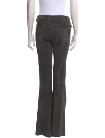 Alice + Olivia Lamb Leather Wide Leg Pants