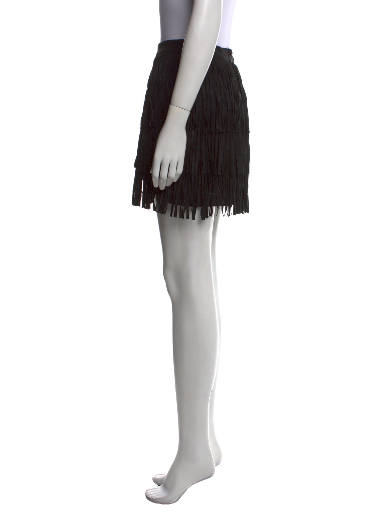 Alice + Olivia Leather Mini Skirt