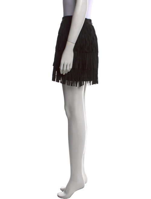 Alice + Olivia Leather Mini Skirt