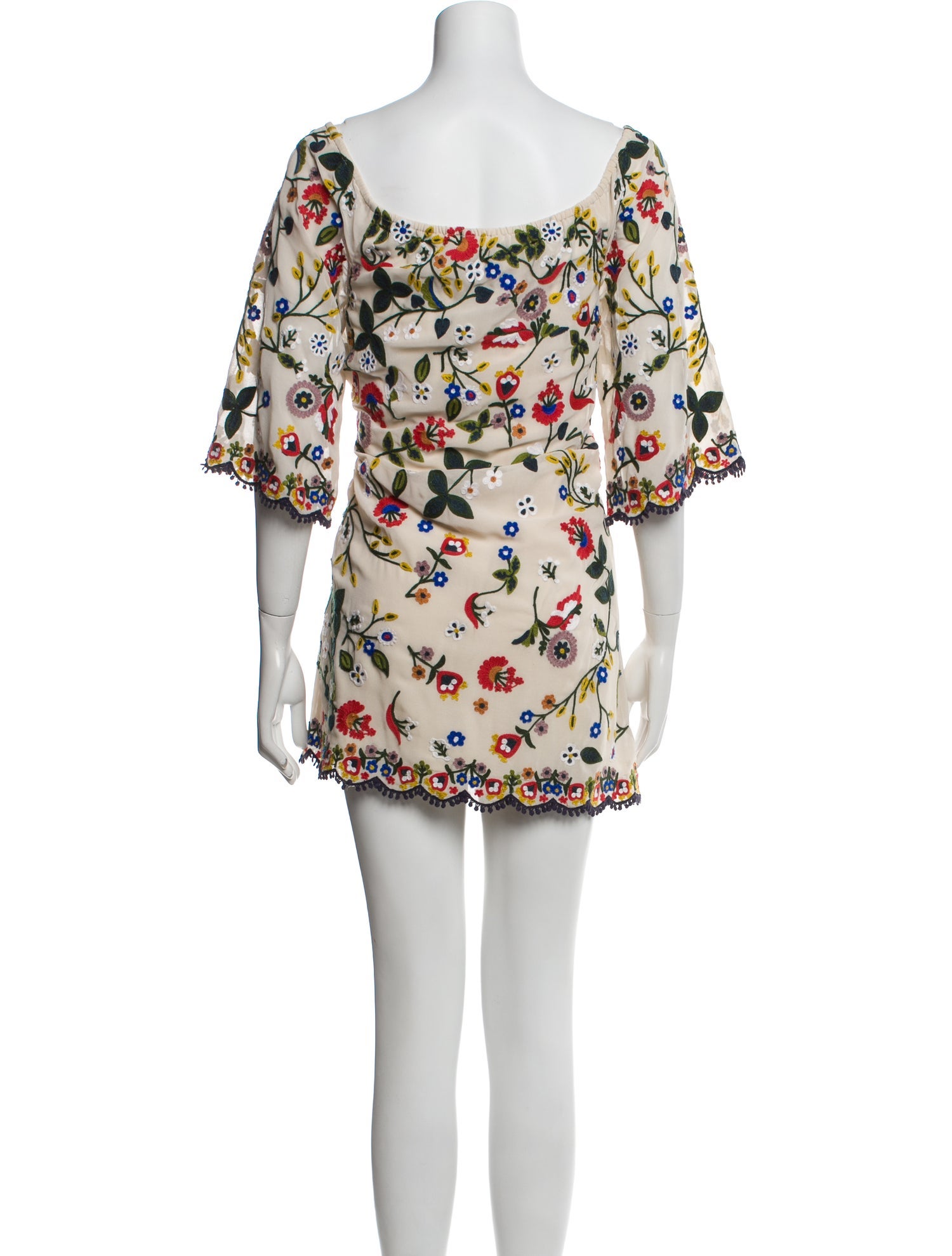Alice + Olivia Floral Print Mini Dress