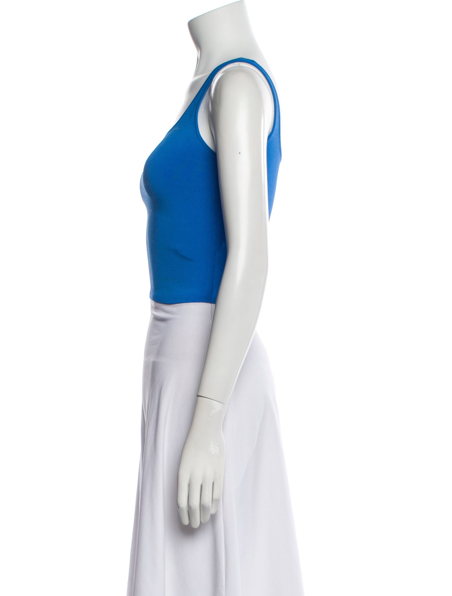 Alice + Olivia Square Neckline Sleeveless Crop Top