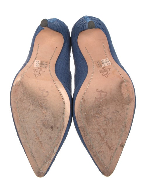 Alice + Olivia Snakeskin Pumps