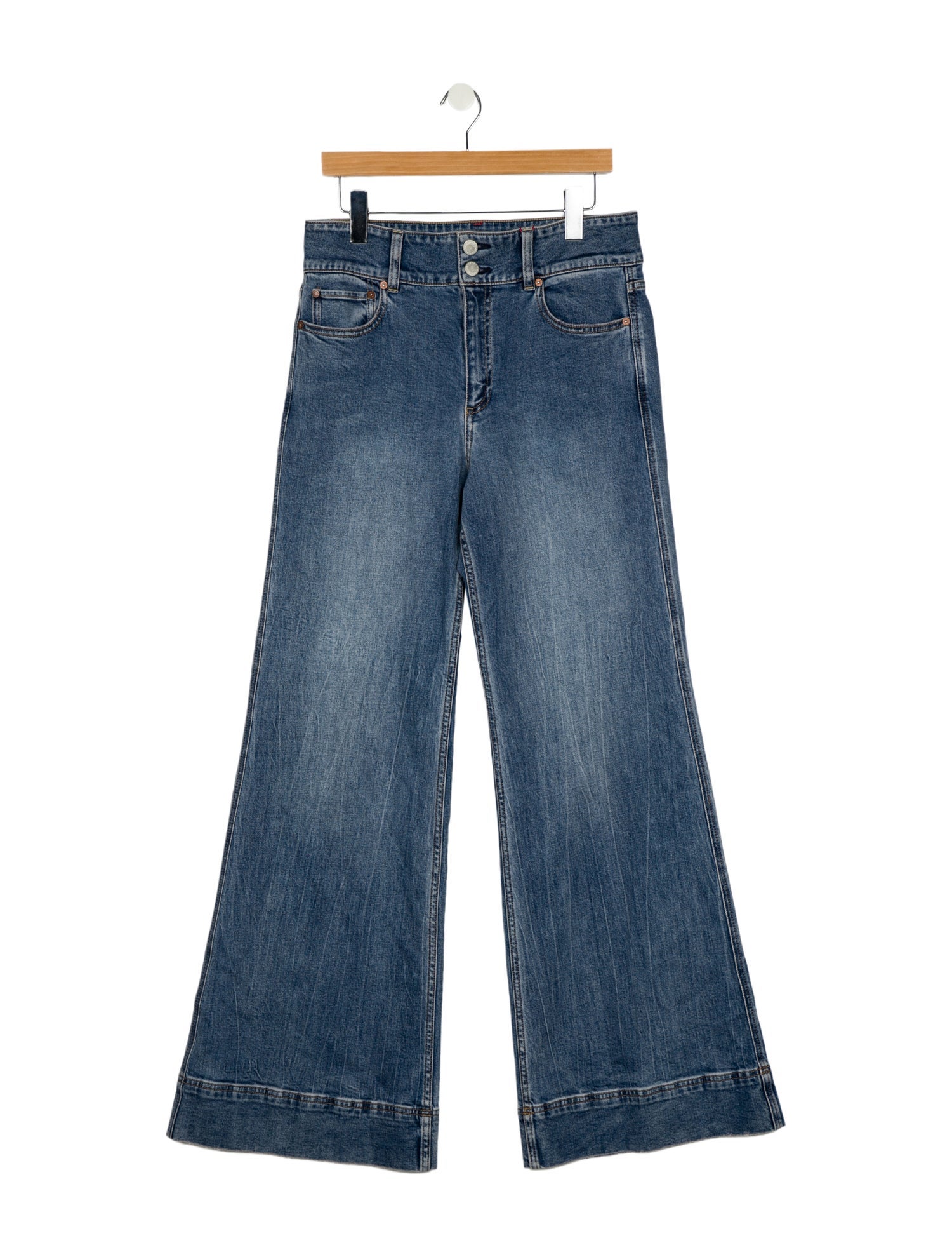 Alice + Olivia High-Rise Wide Leg Jeans w/ Tags