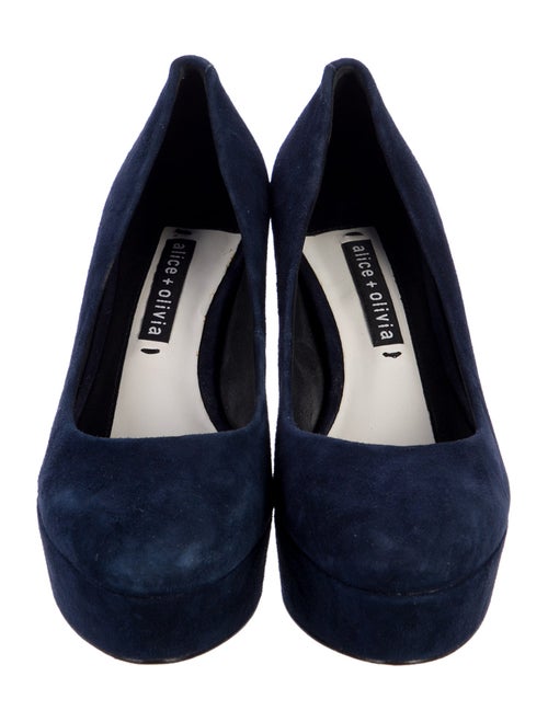 Alice + Olivia Suede Pumps