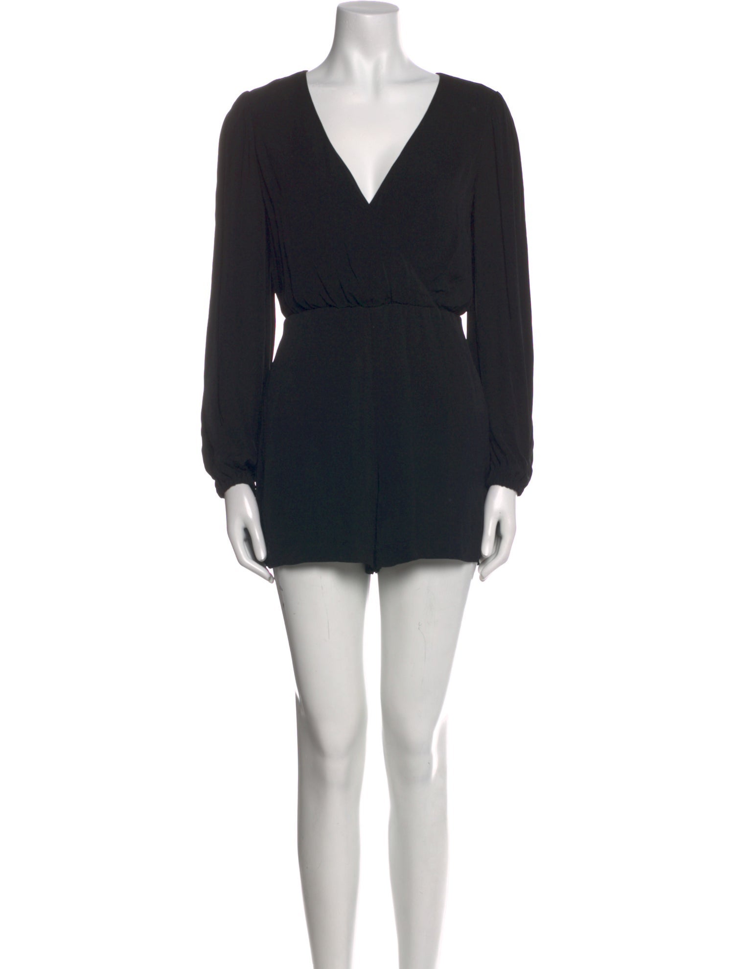 Alice + Olivia Plunge Neckline Romper