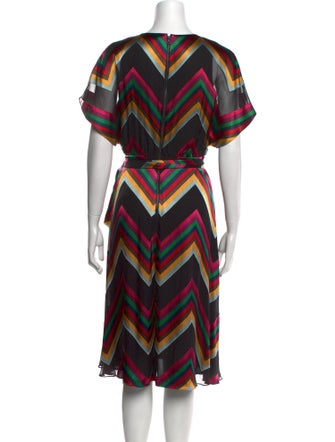 Alice + Olivia Striped Knee-Length Dress