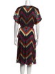 Alice + Olivia Striped Knee-Length Dress
