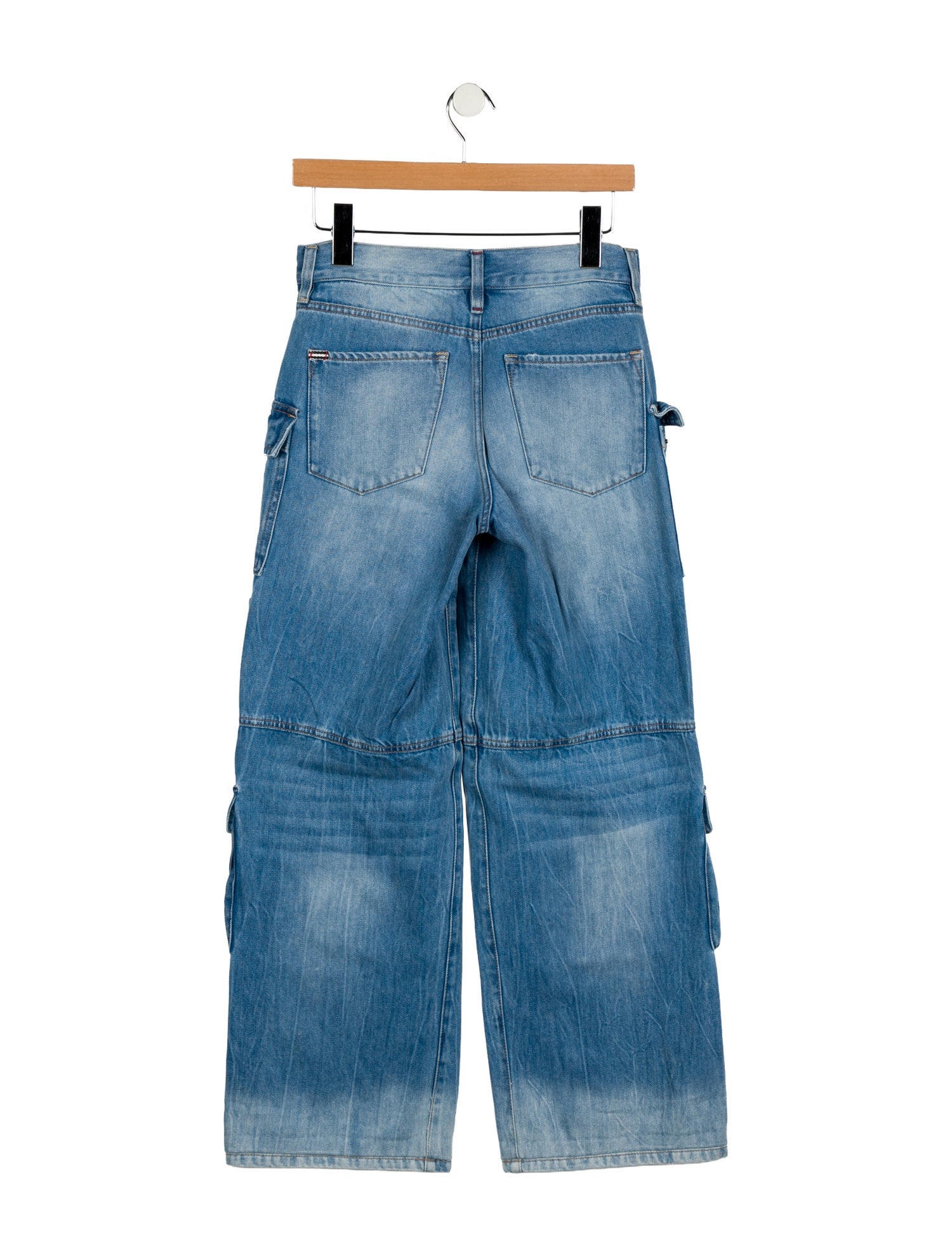 Alice + Olivia Mid-Rise Wide Leg Jeans