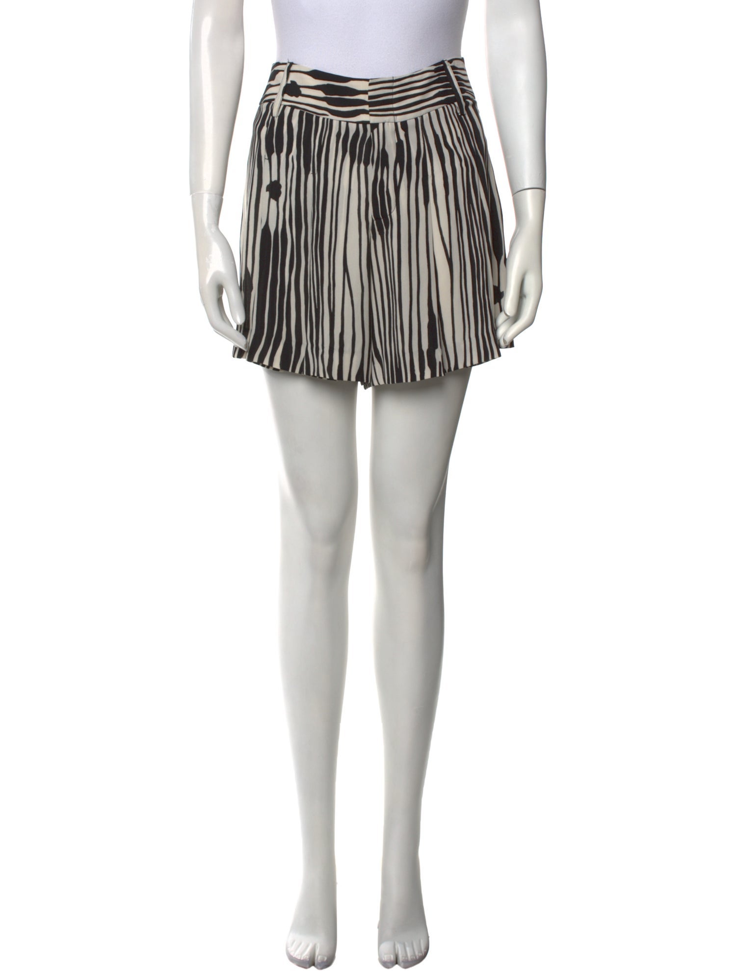 Alice + Olivia Striped Mini Shorts