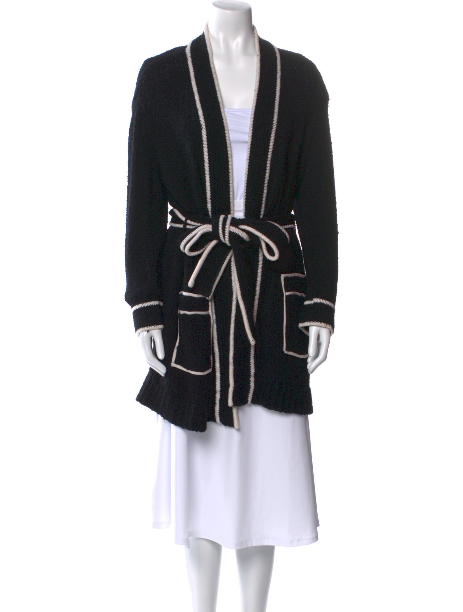 Alice + Olivia Wool Colorblock Pattern Sweater