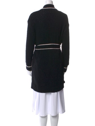 Alice + Olivia Wool Colorblock Pattern Sweater