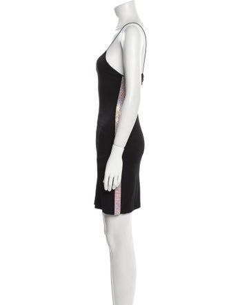 Alice + Olivia Scoop Neck Mini Dress