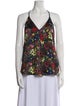 Alice + Olivia Silk Floral Print Blouse