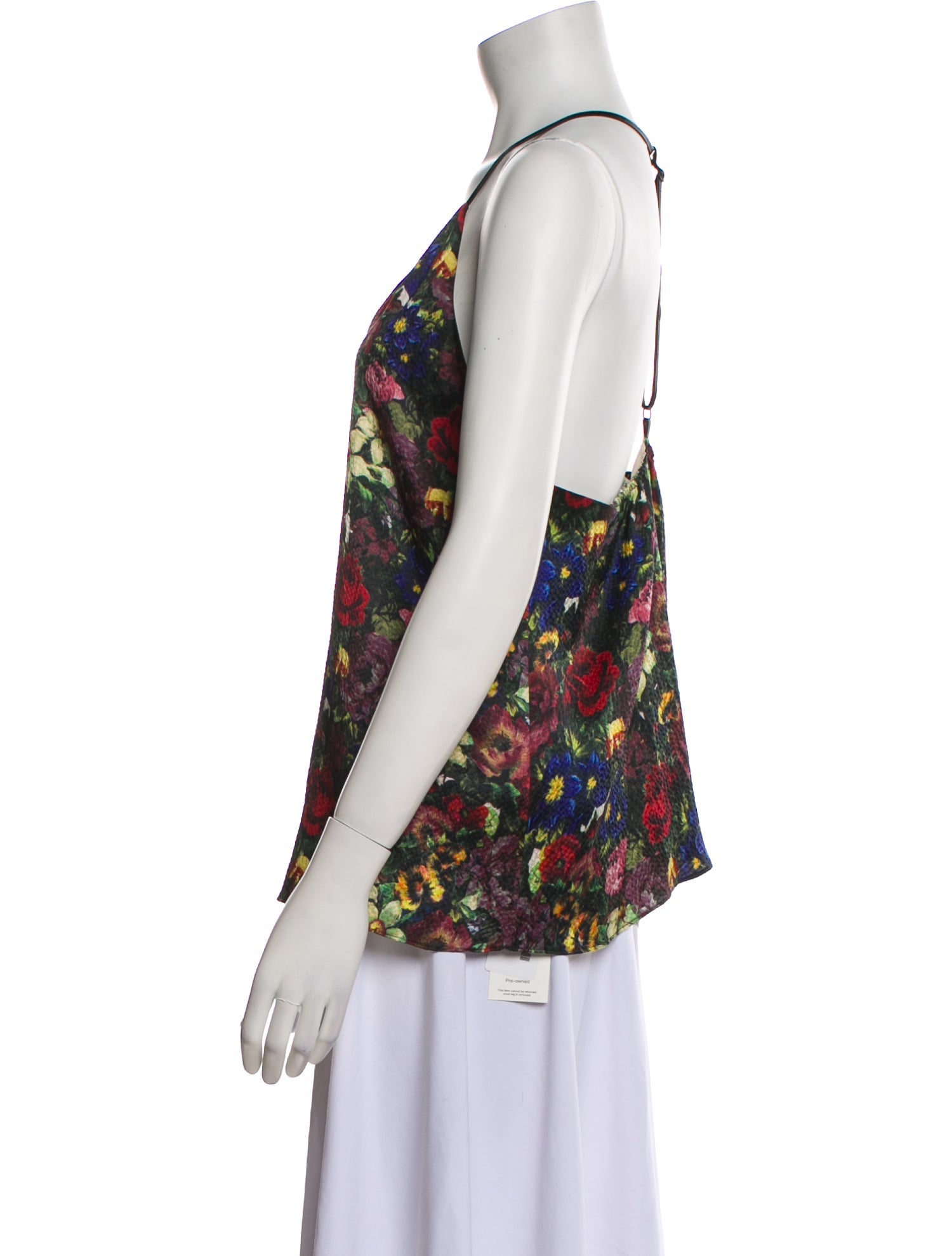 Alice + Olivia Silk Floral Print Blouse