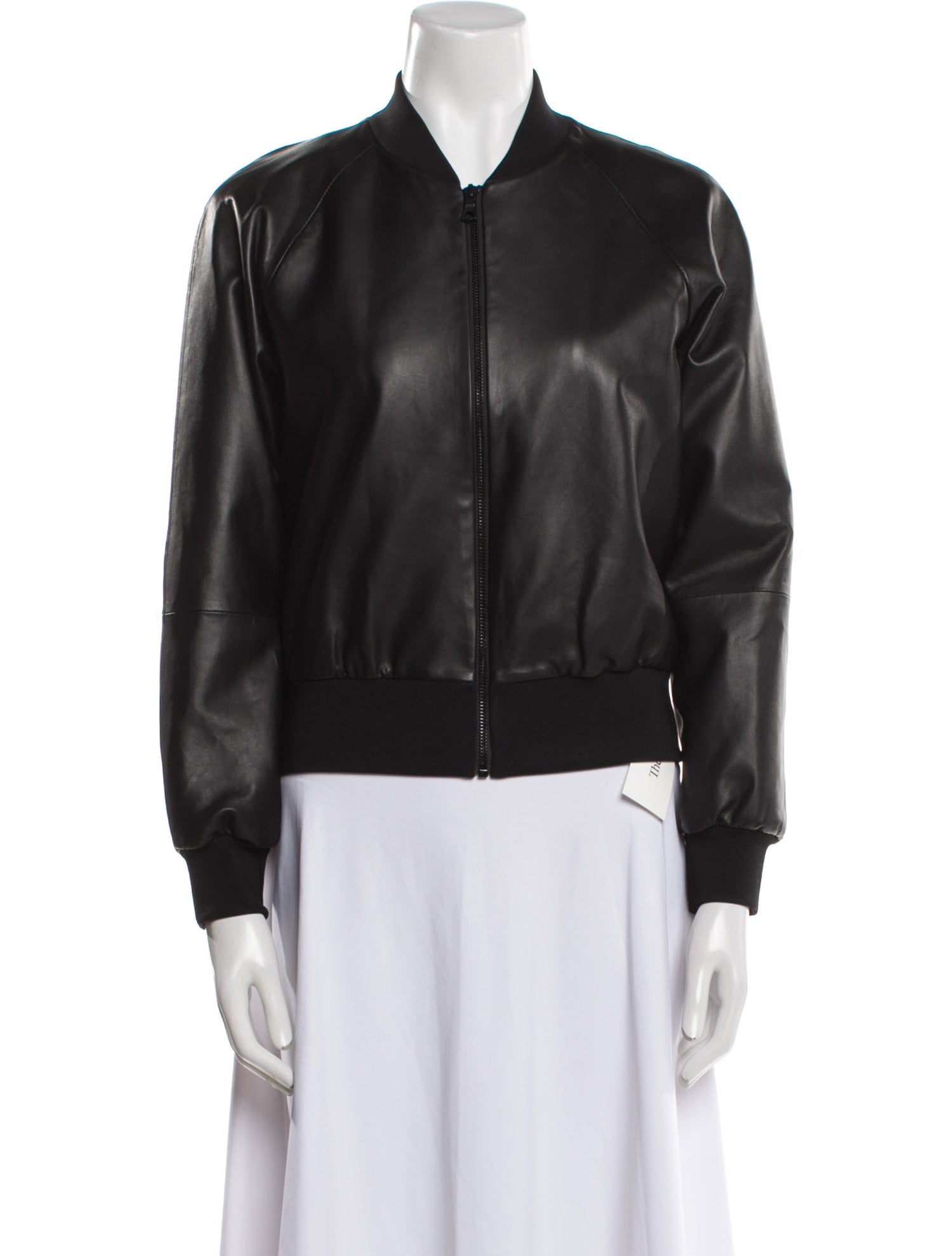 Alice + Olivia Lamb Leather Bomber Jacket w/ Tags