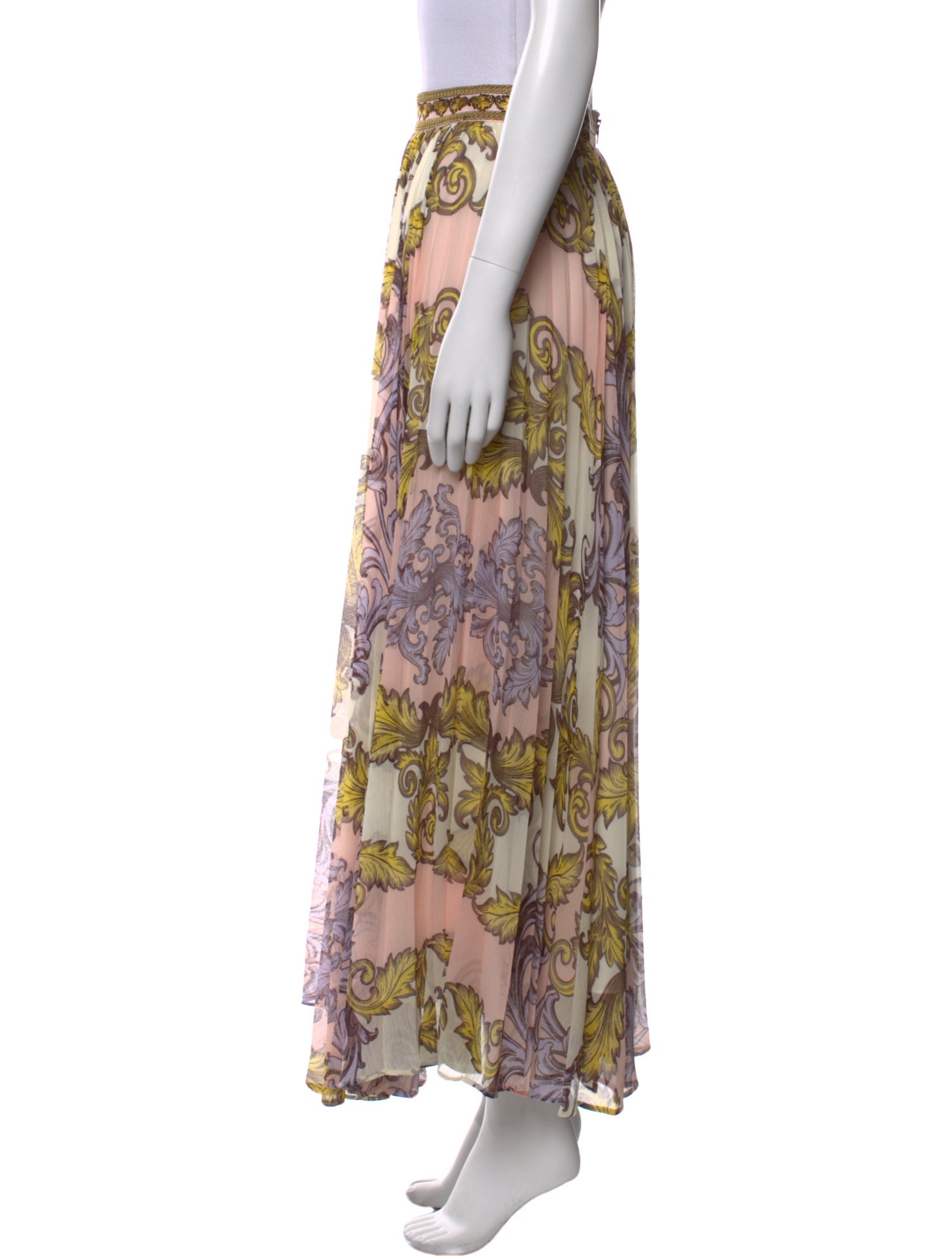 Alice + Olivia Printed Midi Length Skirt