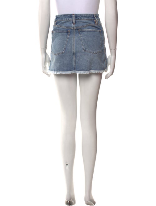 Alice + Olivia Distressed Accents Mini Skirt