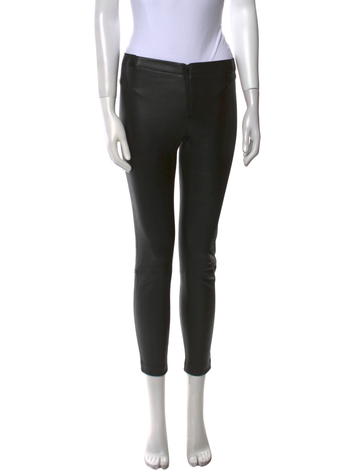 Alice + Olivia Lamb Leather Skinny Leg Pants