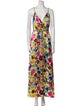 Alice + Olivia Floral Print Long Dress