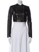 Alice + Olivia Lamb Leather Biker Jacket