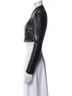 Alice + Olivia Lamb Leather Biker Jacket