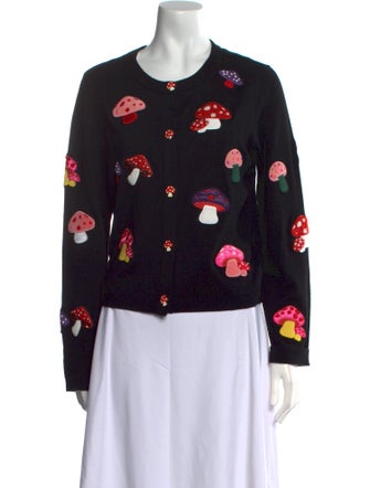 Alice + Olivia Wool Printed Sweater