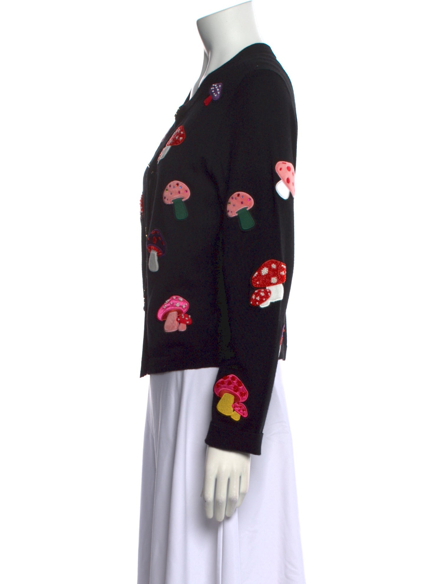 Alice + Olivia Wool Printed Sweater