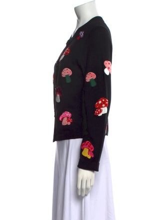 Alice + Olivia Wool Printed Sweater