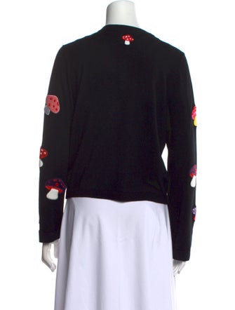 Alice + Olivia Wool Printed Sweater