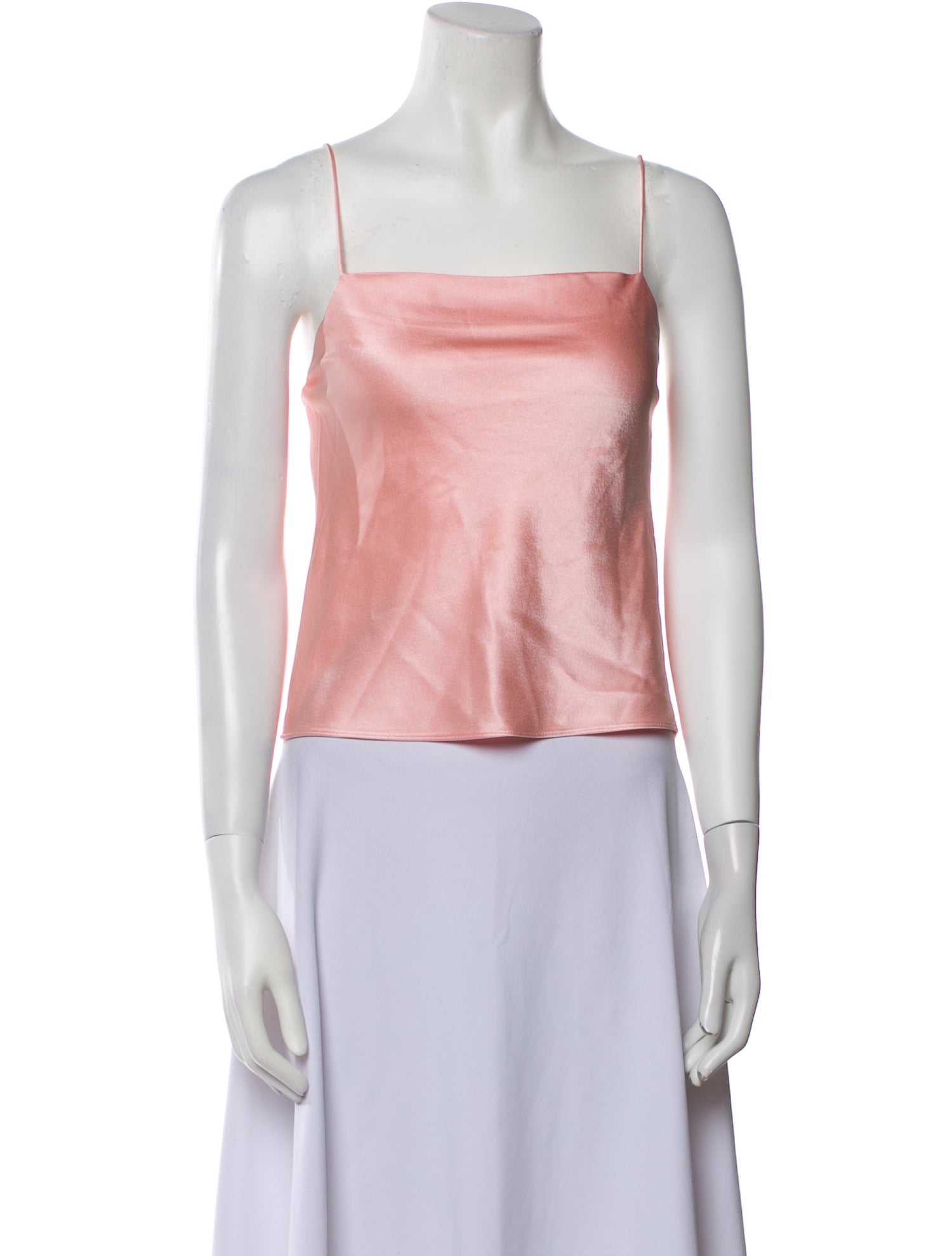 Alice + Olivia Square Neckline Sleeveless Crop Top