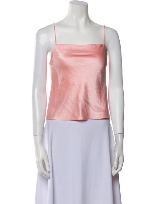 Alice + Olivia Square Neckline Sleeveless Crop Top