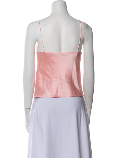 Alice + Olivia Square Neckline Sleeveless Crop Top