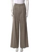Alice + Olivia Virgin Wool Wide Leg Pants