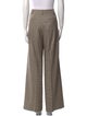 Alice + Olivia Virgin Wool Wide Leg Pants