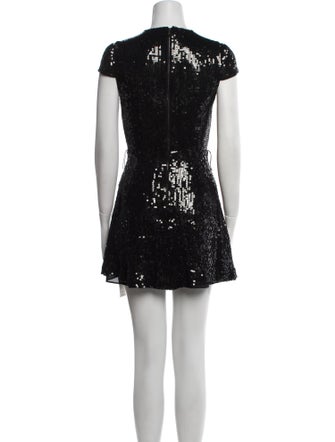 Alice + Olivia V-Neck Mini Dress
