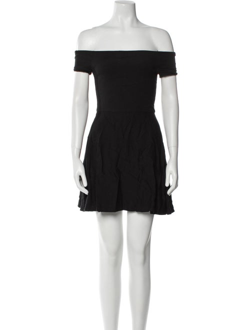 Alice + Olivia Off-The-Shoulder Mini Dress