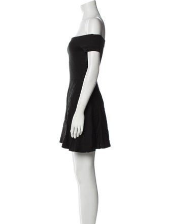 Alice + Olivia Off-The-Shoulder Mini Dress