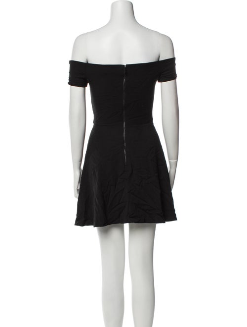 Alice + Olivia Off-The-Shoulder Mini Dress