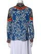 Alice + Olivia Silk Printed Button-Up Top